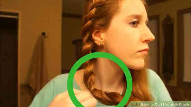 Image intitulée Friser les Cheveux avec des Tresses Étape 14